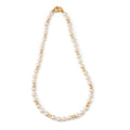 Collier perles Akoya et boule d'or fermoir menottes de la maison Dinh Van