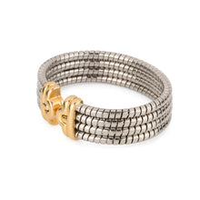 Charger l&#39;image dans la galerie, Bracelet de la Maison Bvlgari,collection Parentesi en acier et or jaune
