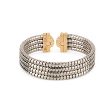 Charger l&#39;image dans la galerie, Bracelet de la Maison Bvlgari,collection Parentesi en acier et or jaune

