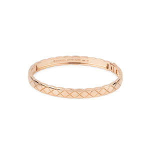Bracelet en or rose de la maison Chanel, modèle Coco Crush
