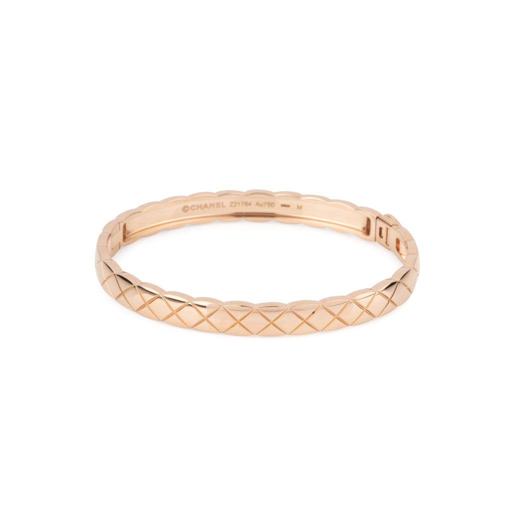 Bracelet en or rose de la maison Chanel, modèle Coco Crush