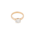 Bague solitaire en or avec diamant