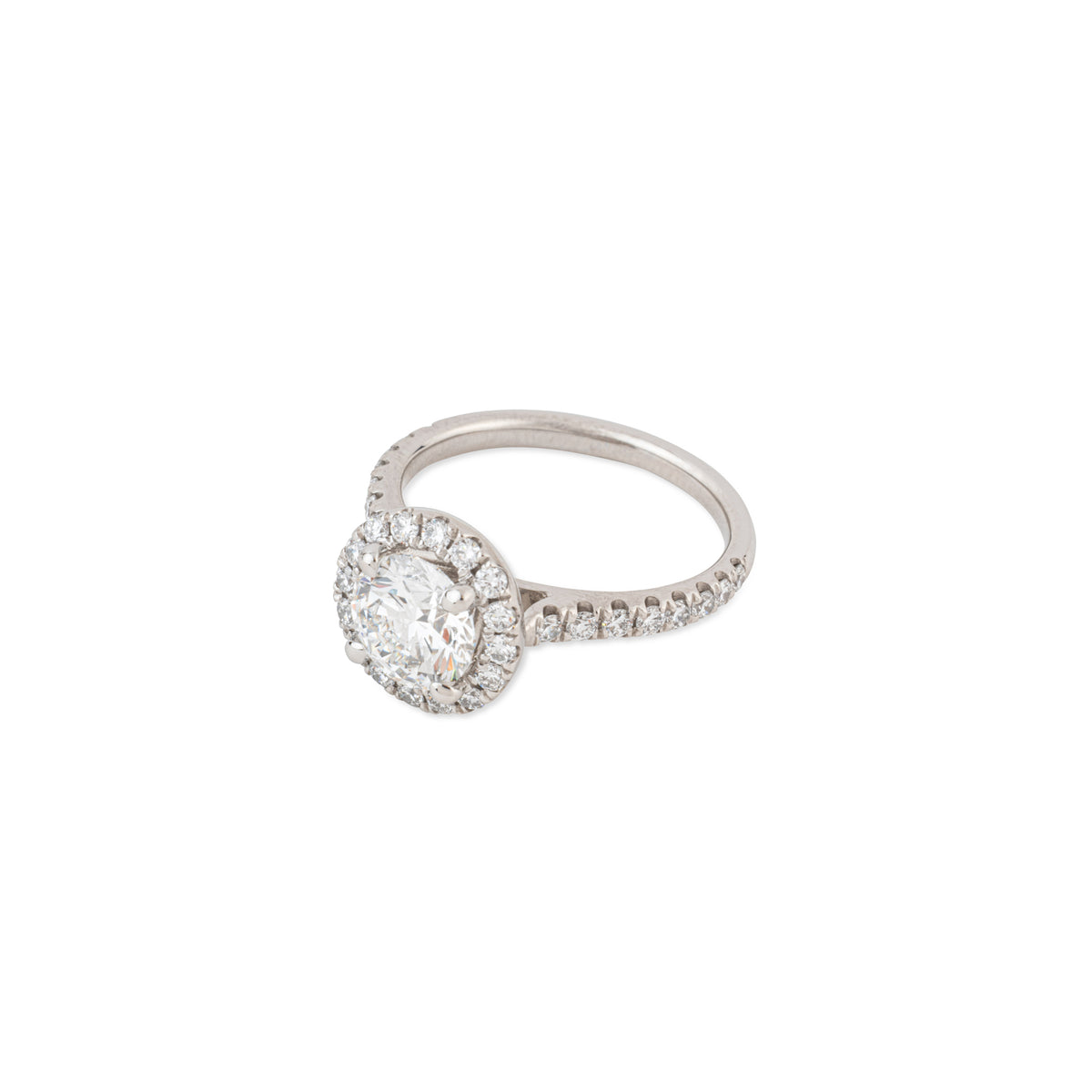 Bague solitaire "Destinée" de la maison Cartier en platine
