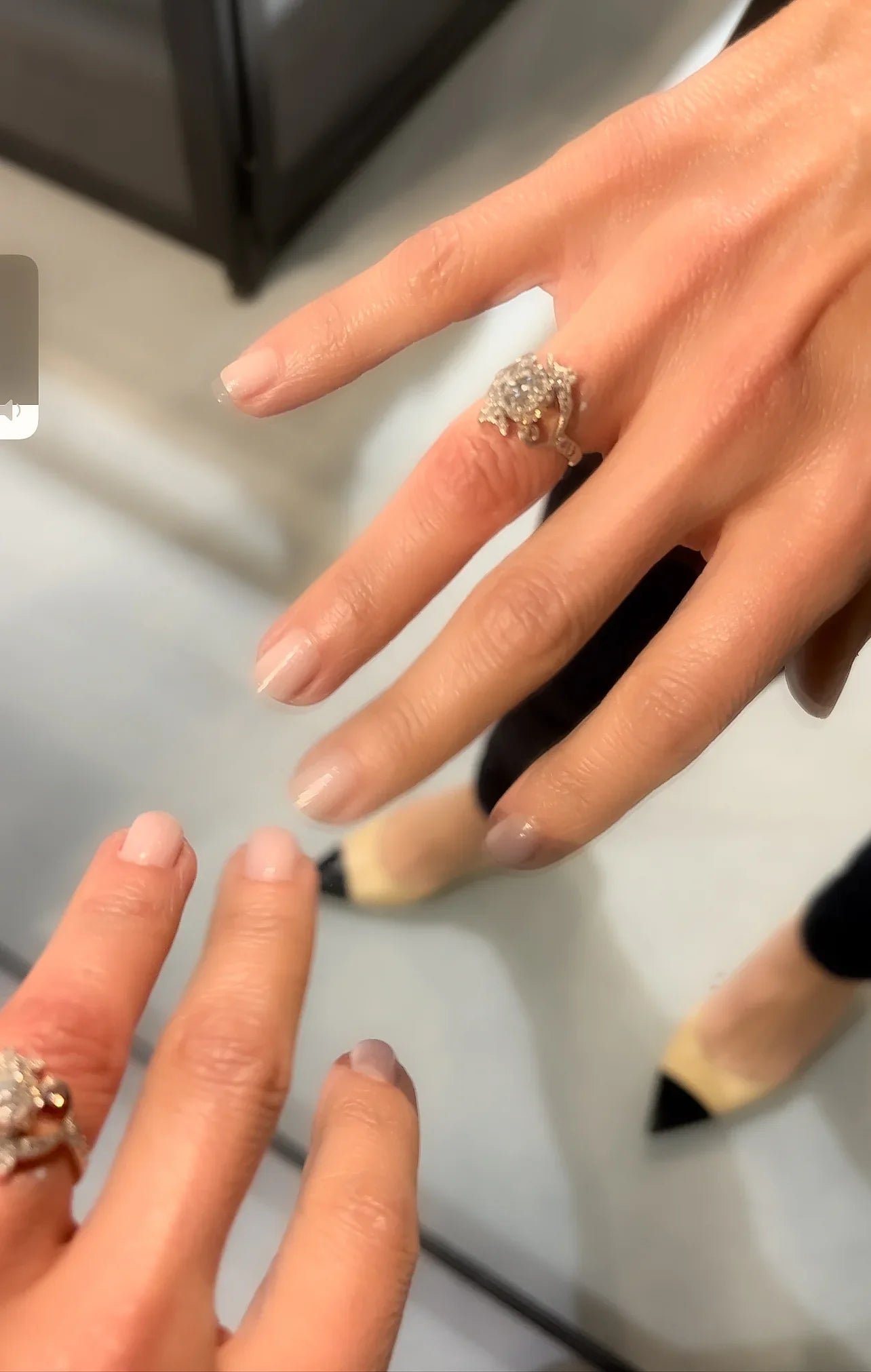 Napoleon III solitaire ring