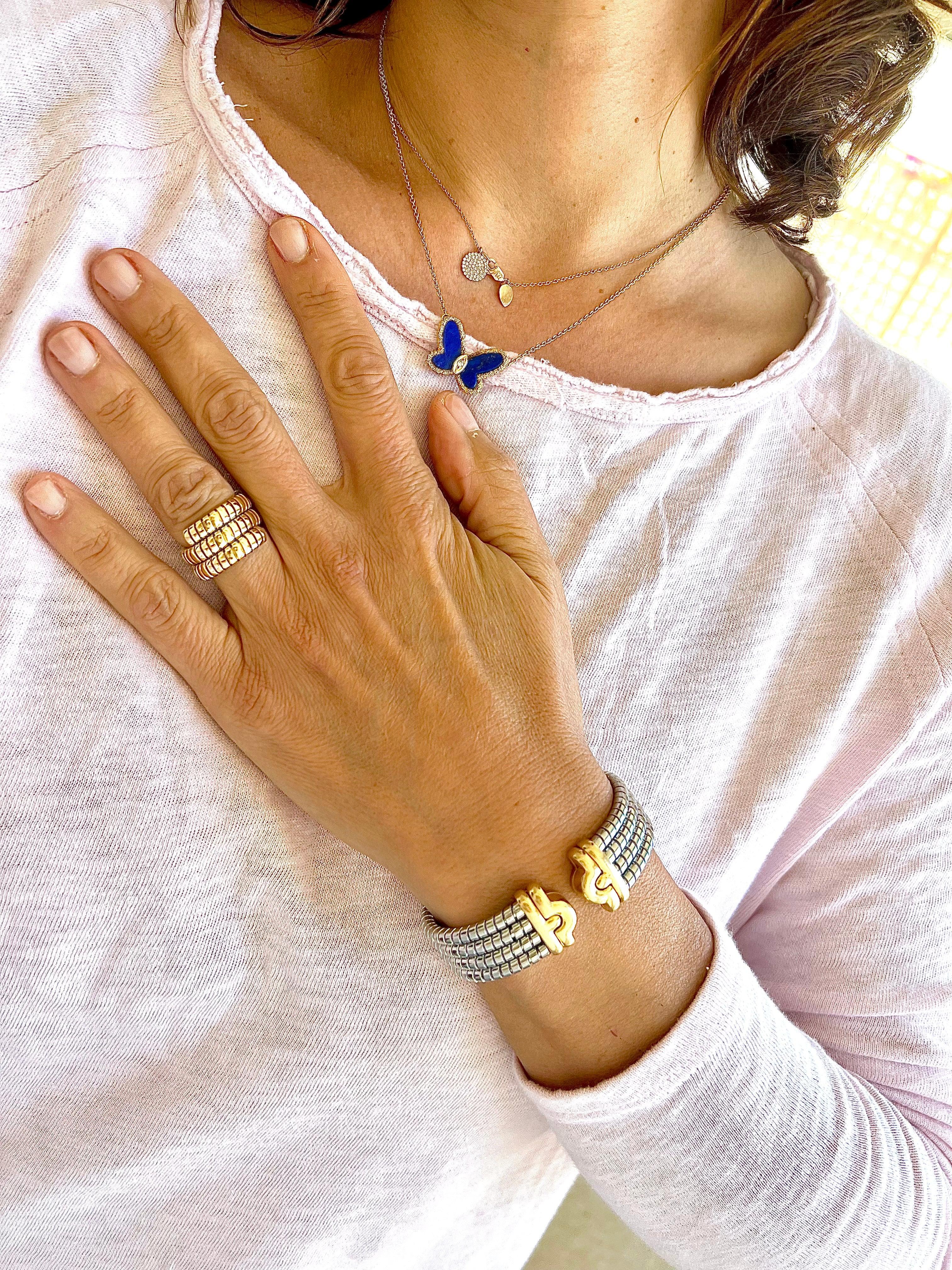 Bague Bvlgari Tubogas en or jaune