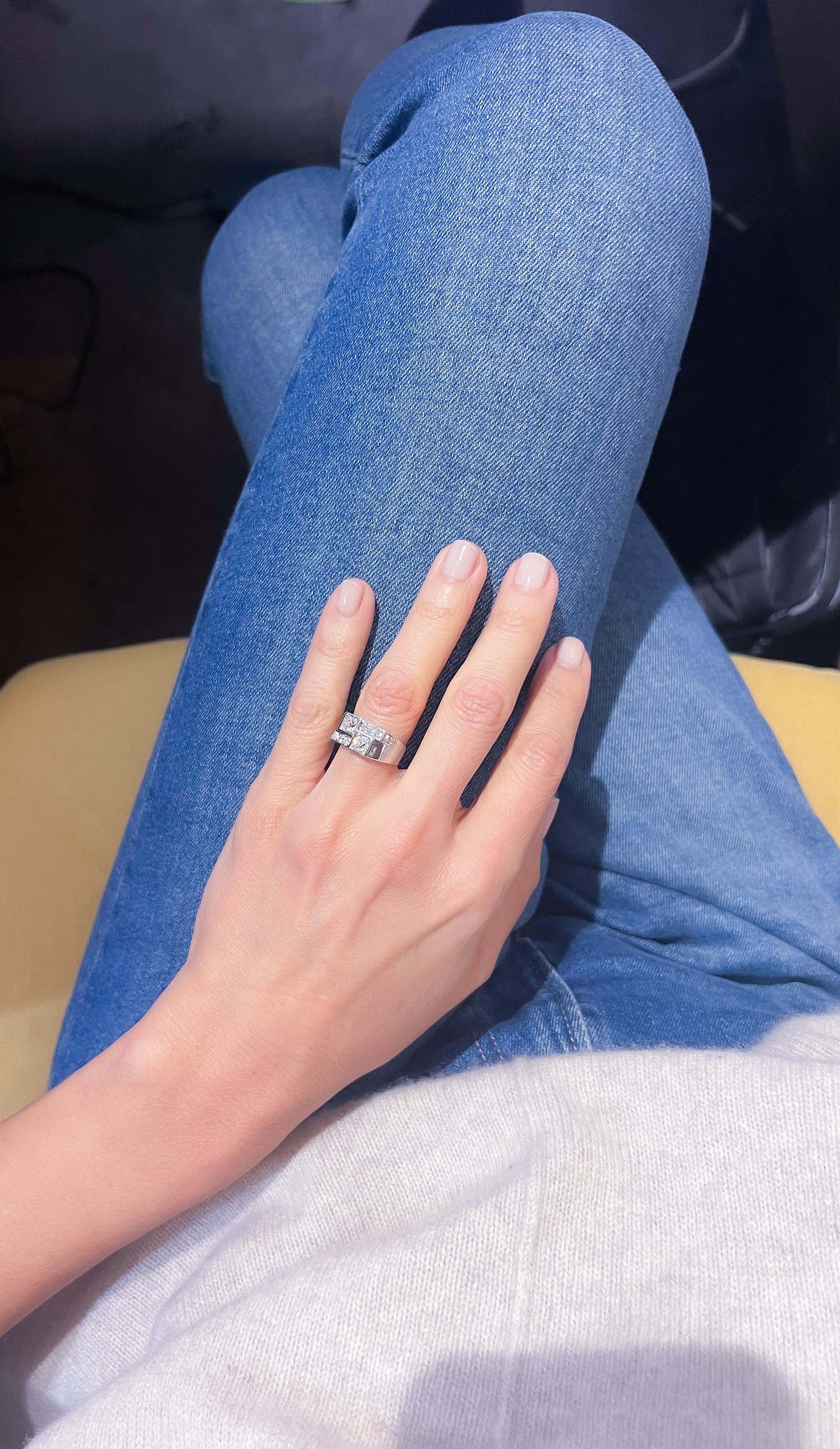 Art Deco Platinum and Diamond Ring