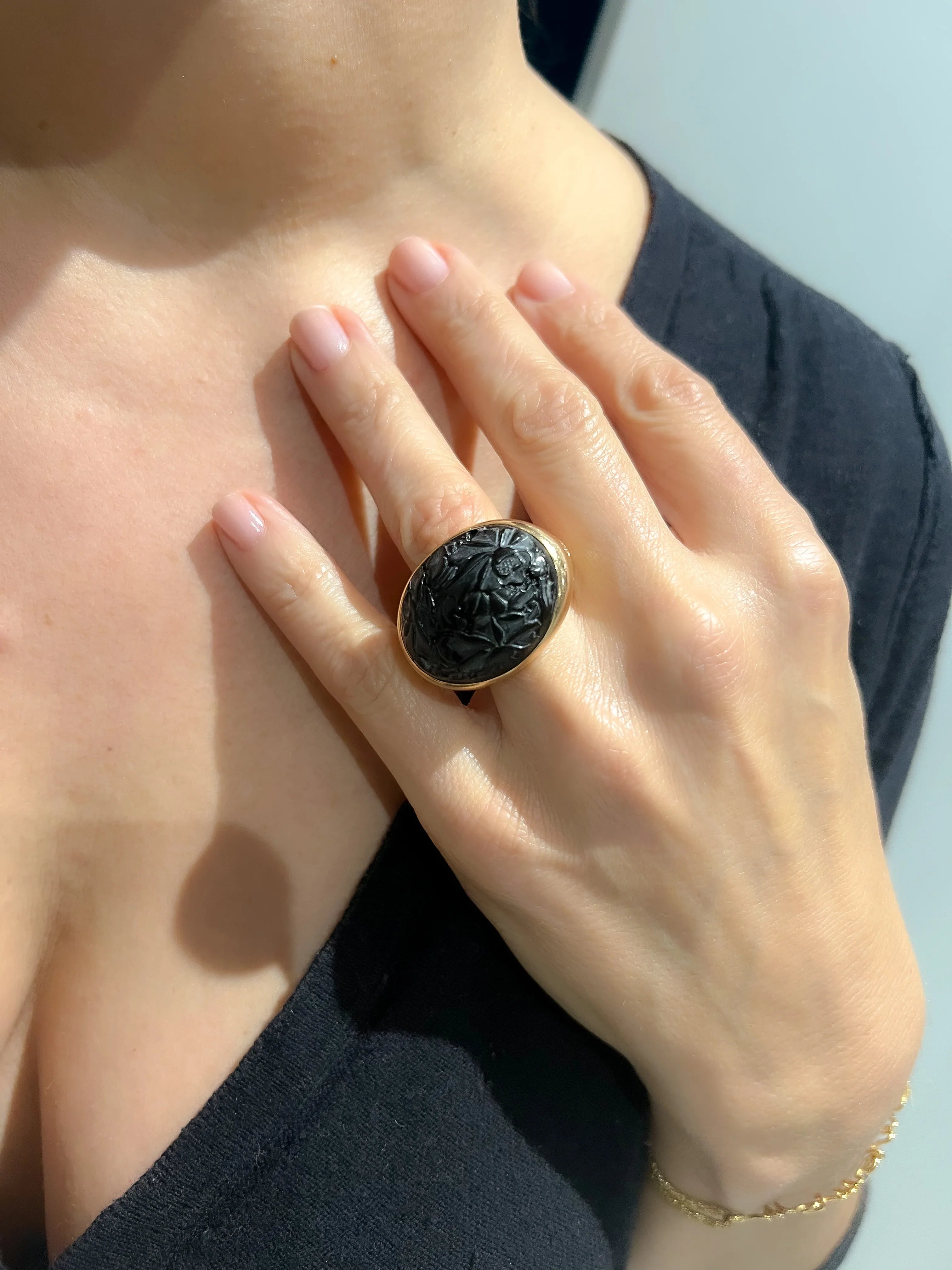 Bague Pomellato collection Victoria en or rose