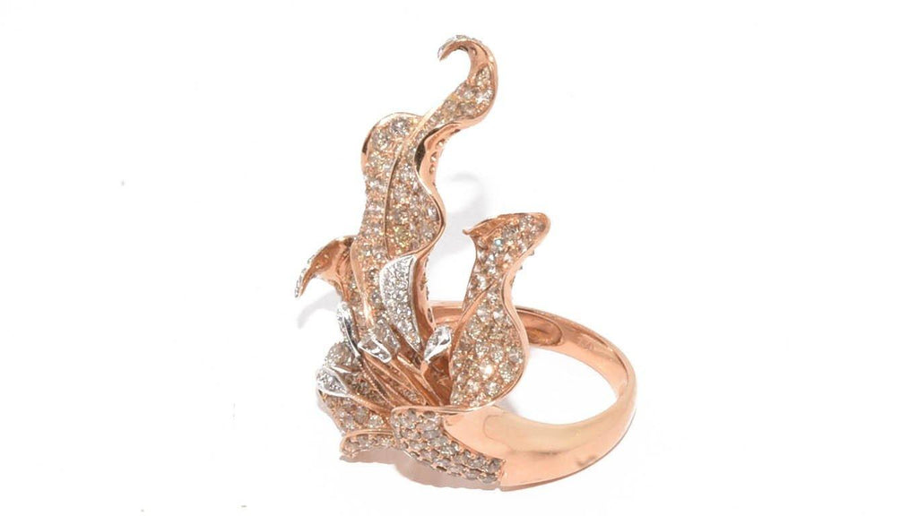Bague  Fleurs Diamants - adalgyseboutique