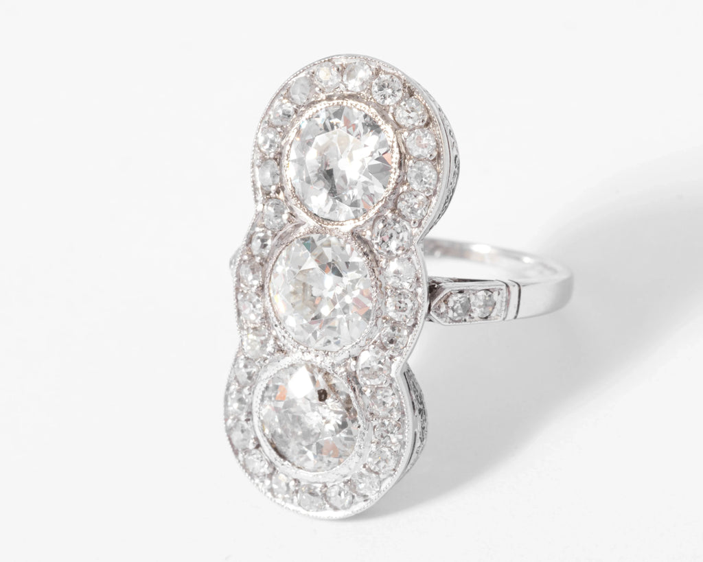 You and I ring in platinum and diamond