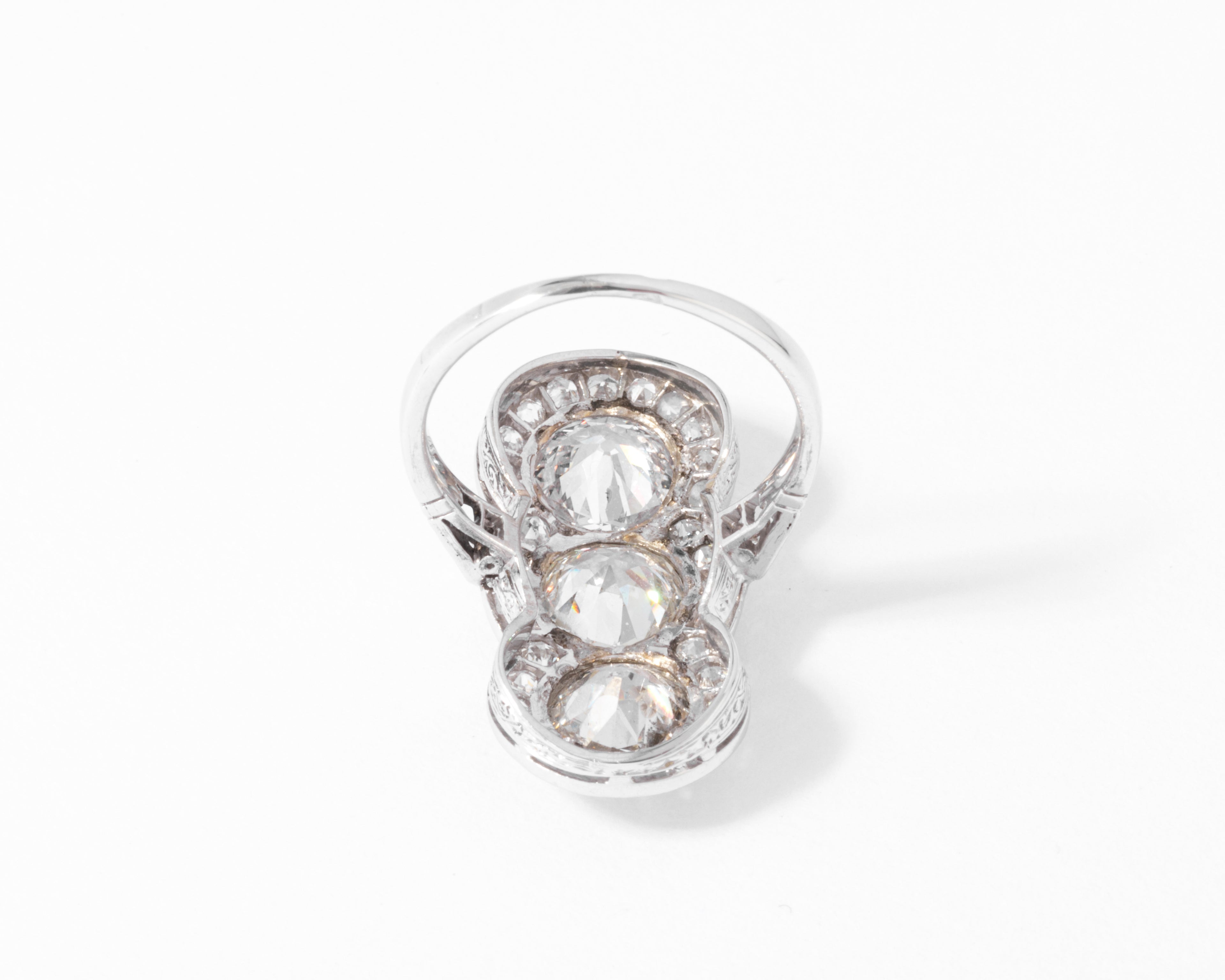 You and I ring in platinum and diamond