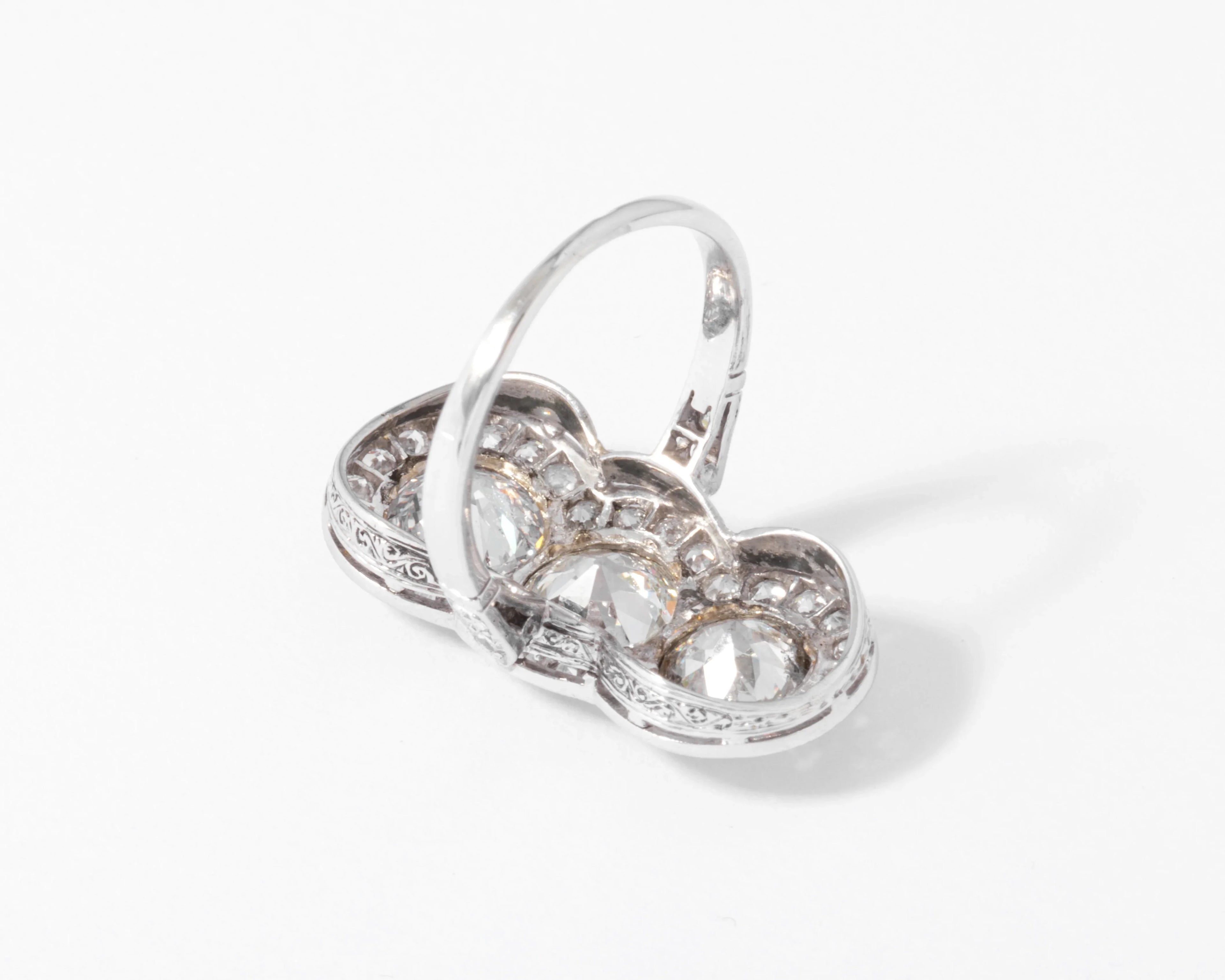 You and I ring in platinum and diamond