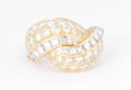 yellow gold princess cut diamond ring