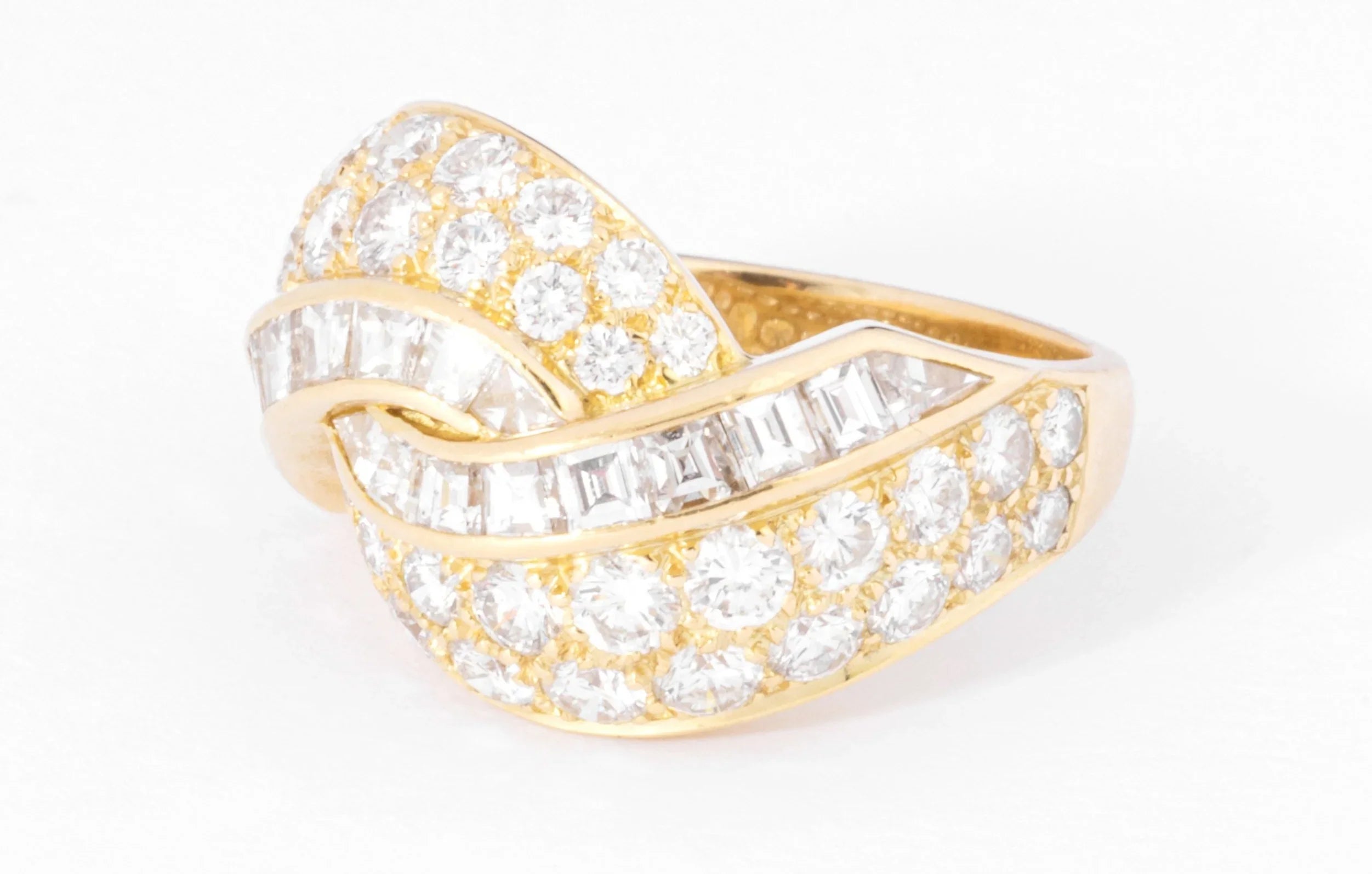 yellow gold princess cut diamond ring