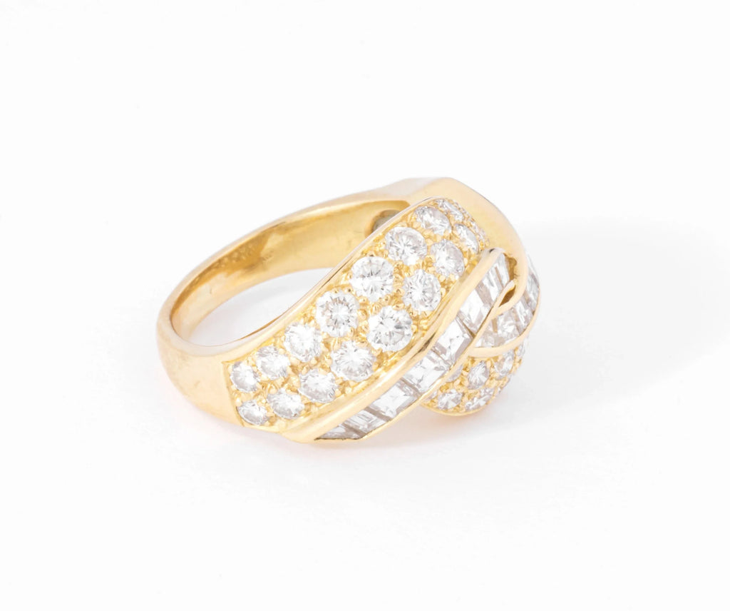 yellow gold princess cut diamond ring