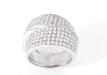Diamond Double Ribbon Ring