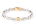 Fred Force 10 steel, gold and diamond bracelet