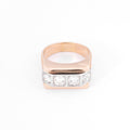 Diamond signet ring