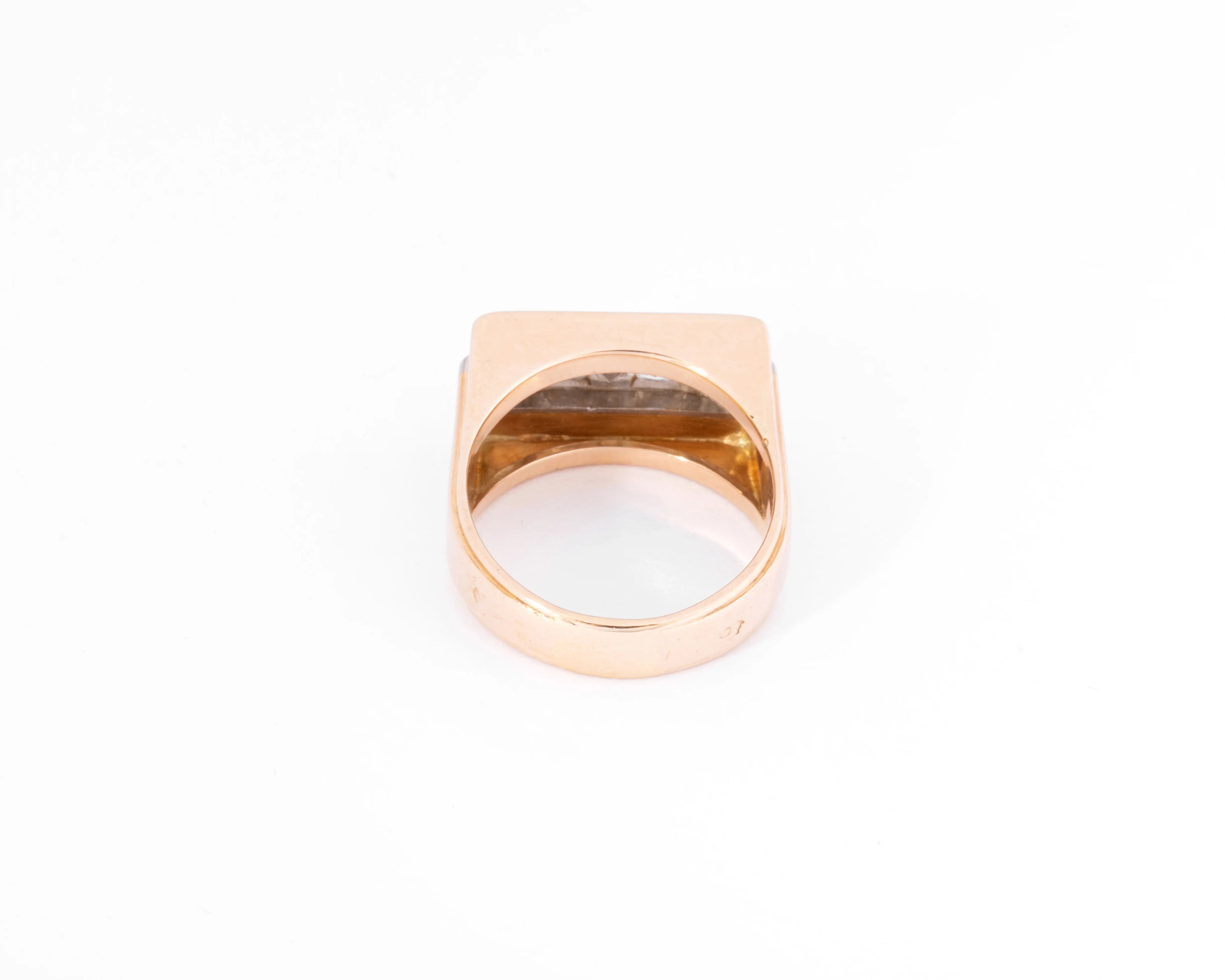 Diamond signet ring