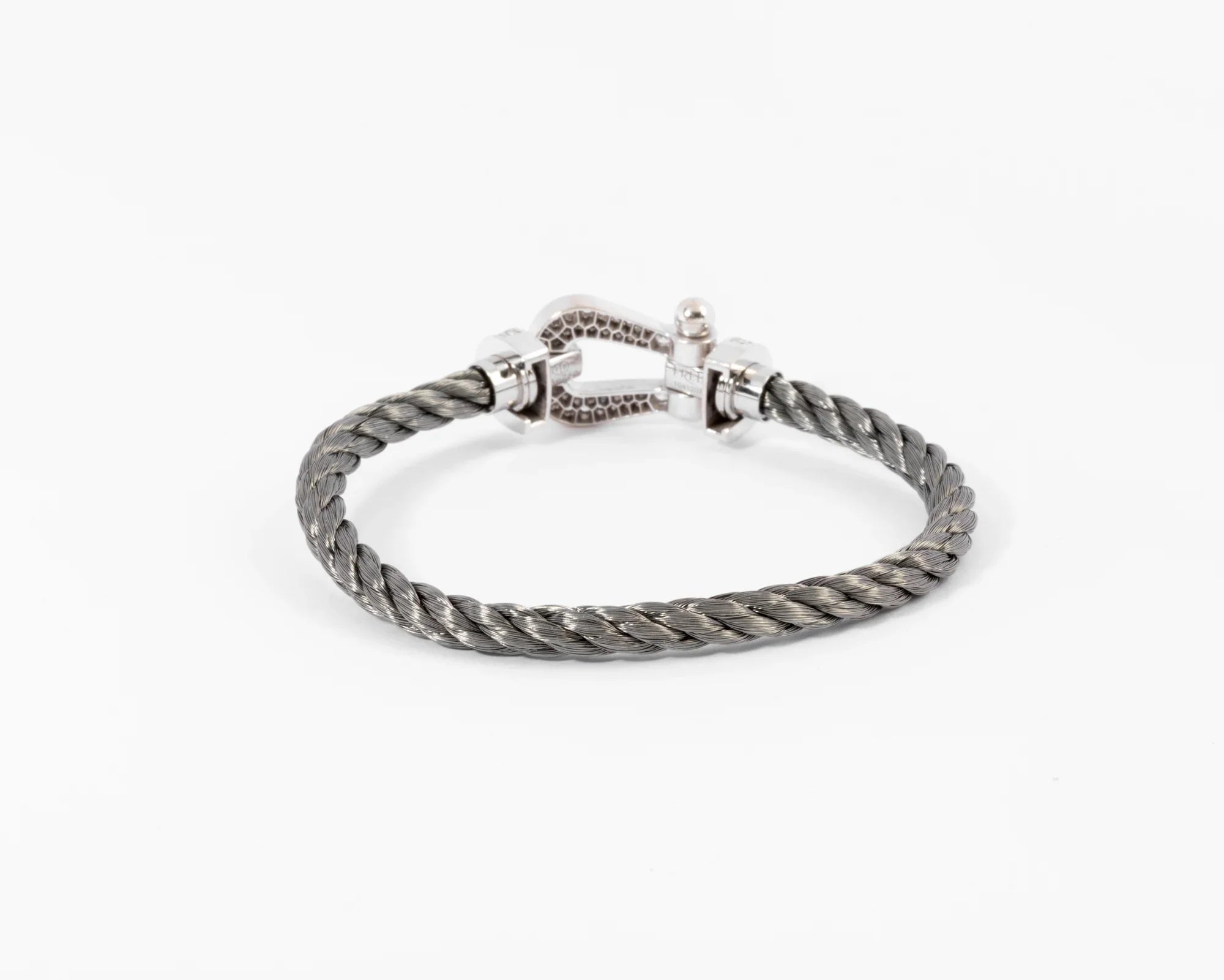 Fred Force 10 GM diamond and steel bracelet
