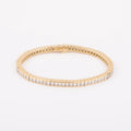 Bracelet riviere diamant taille princesse