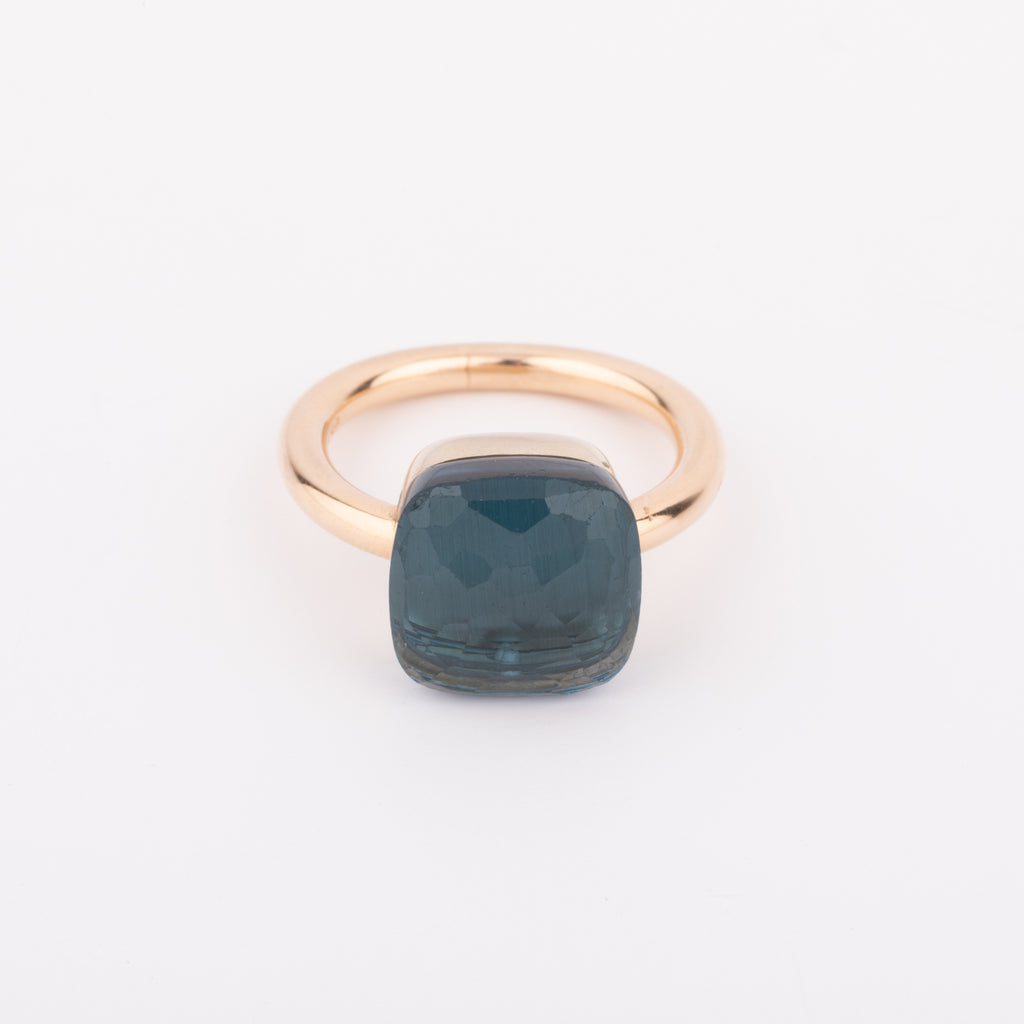 Nudo XL ring in London blue topaz