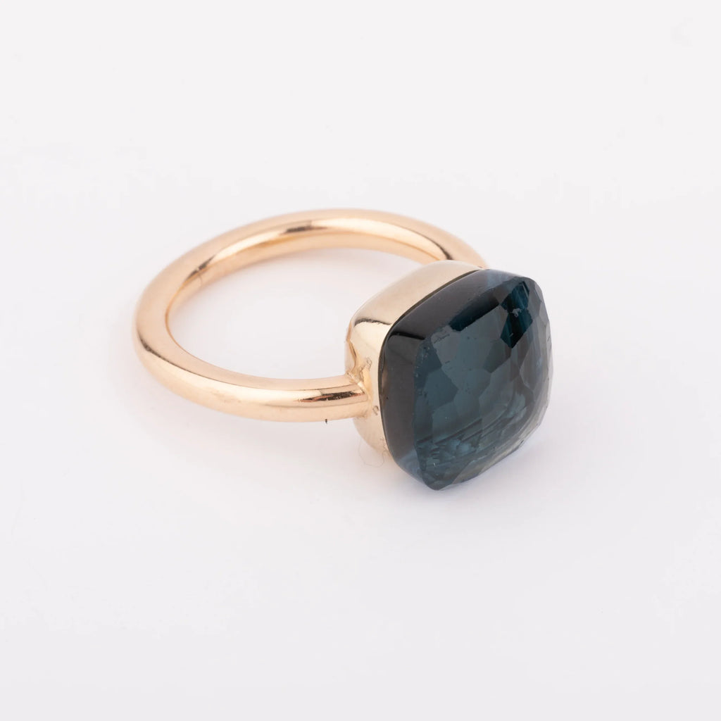 Nudo XL ring in London blue topaz