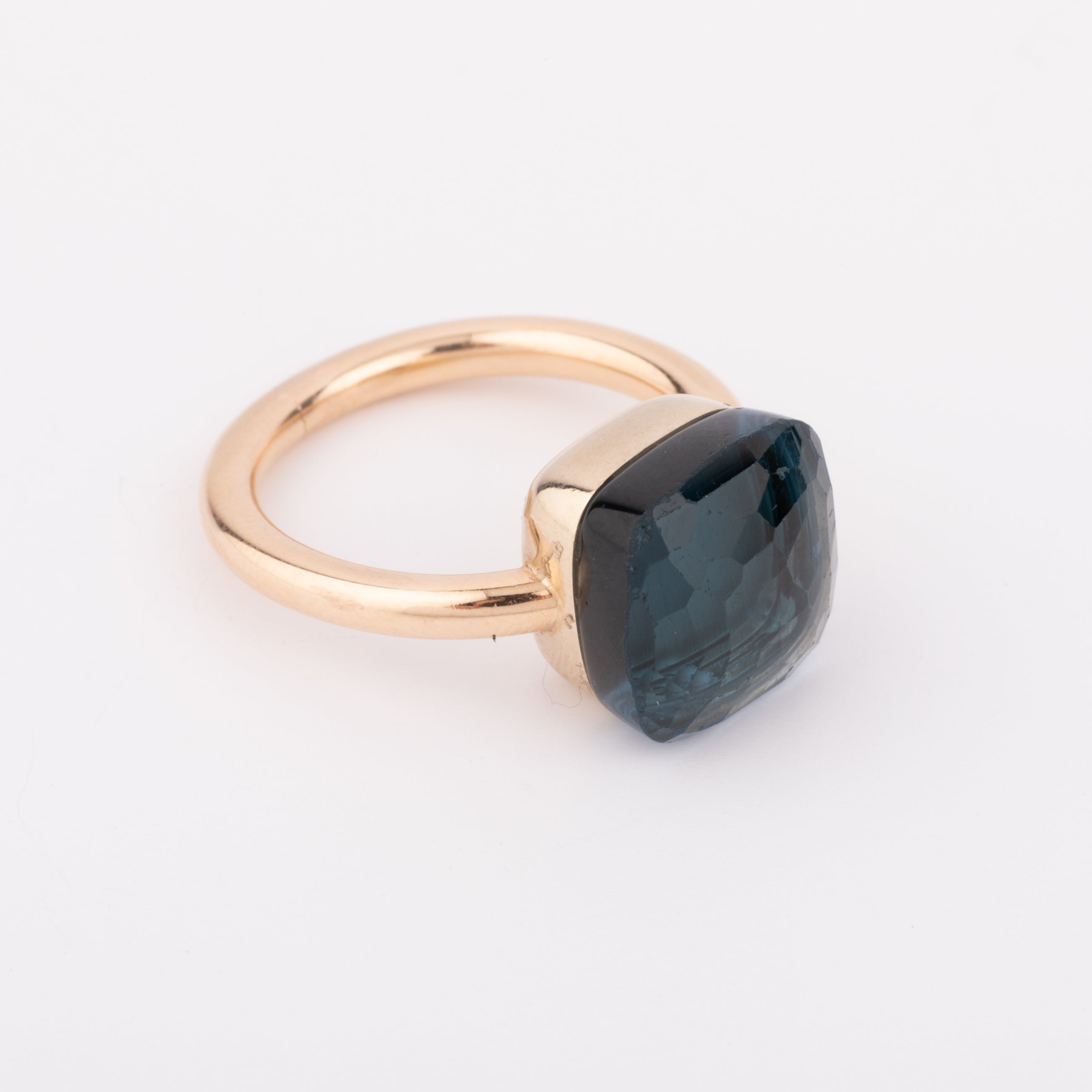 Nudo XL ring in London blue topaz
