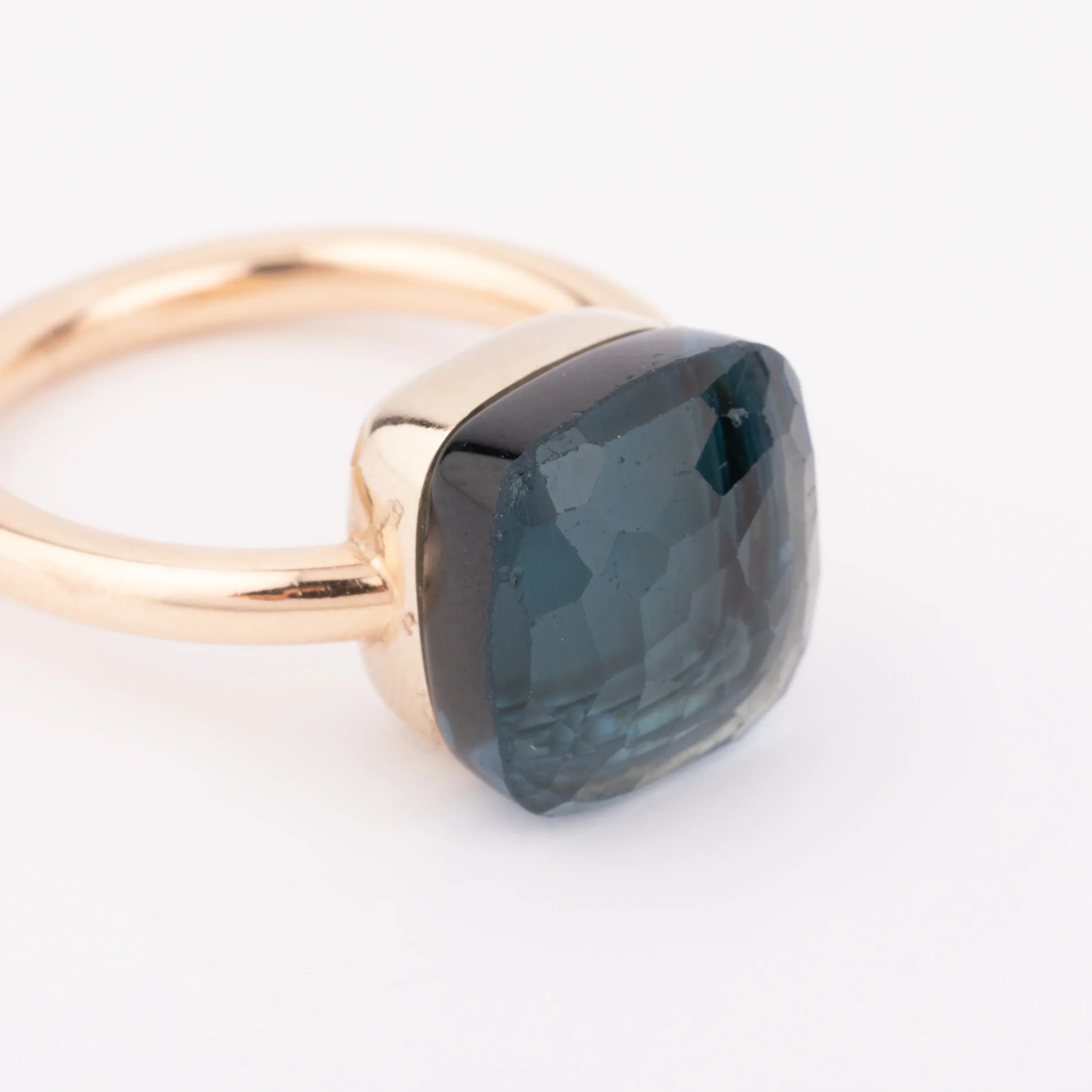 Nudo XL ring in London blue topaz