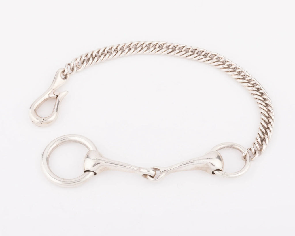 Bracelet de la maison Hermès en argent modèle Mors