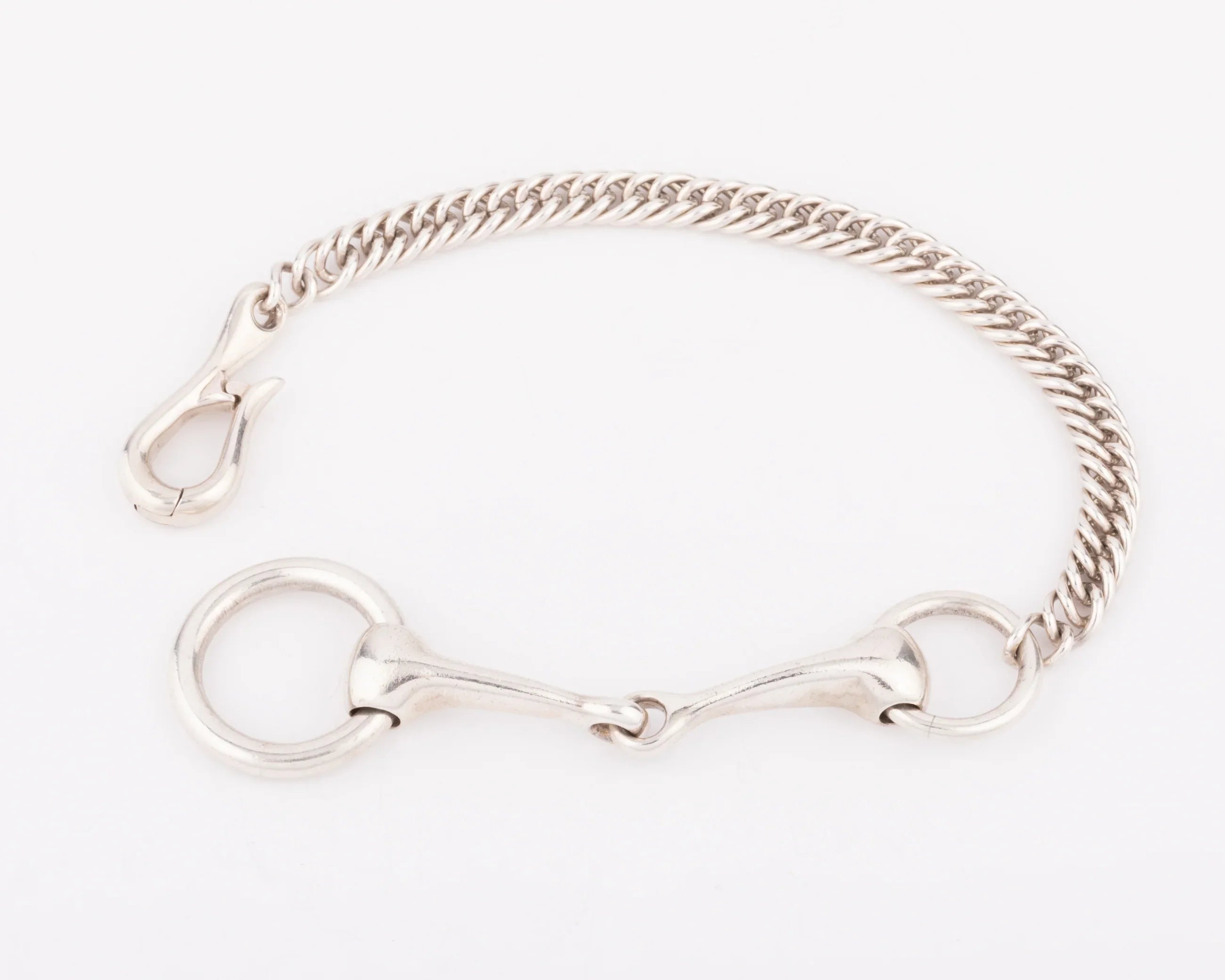 Bracelet de la maison Hermès en argent modèle Mors