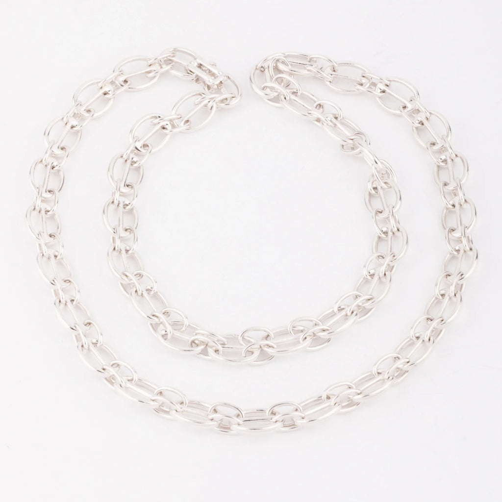 Sautoir Hermès en argent