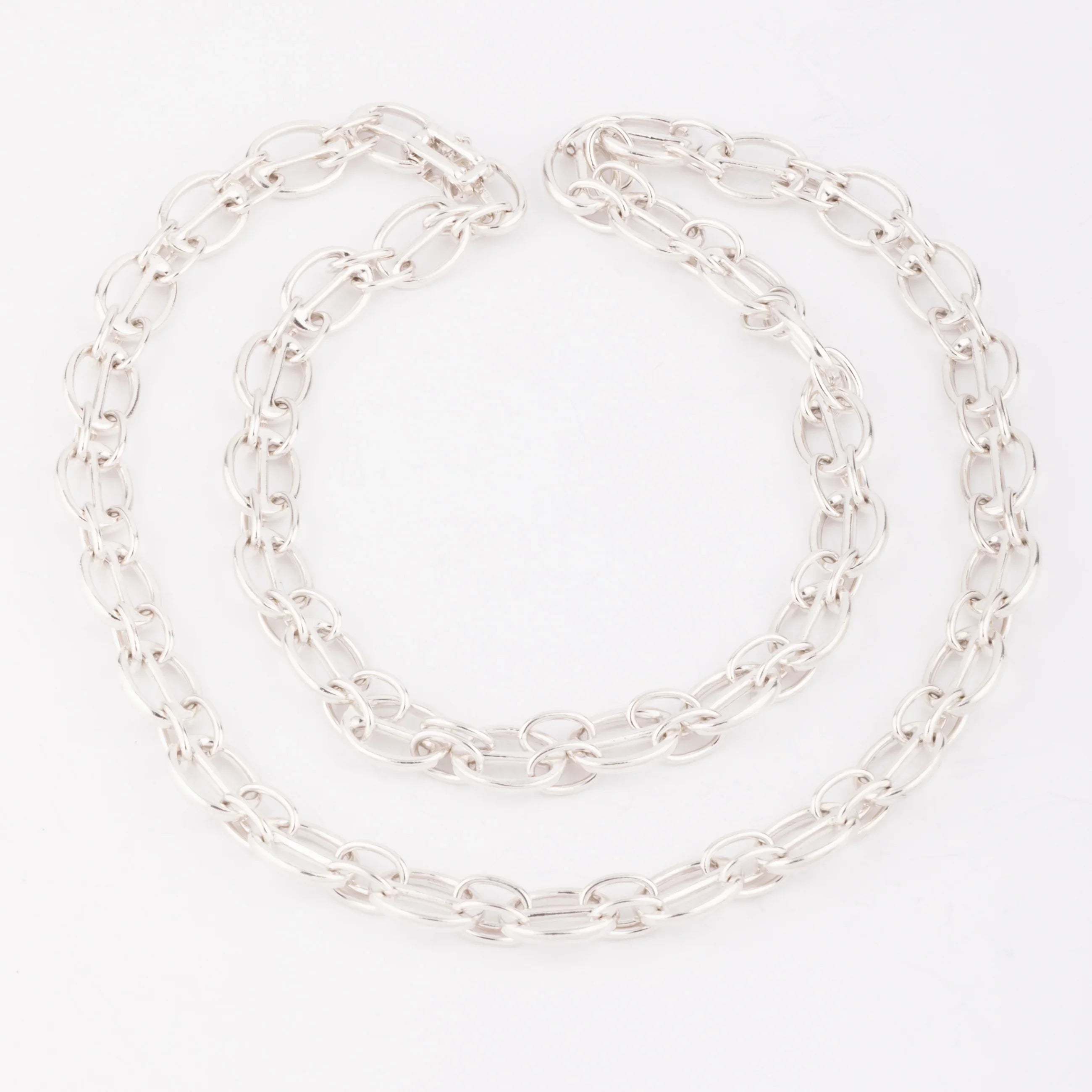 Sautoir Hermès en argent
