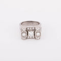 Bague platine et diamant