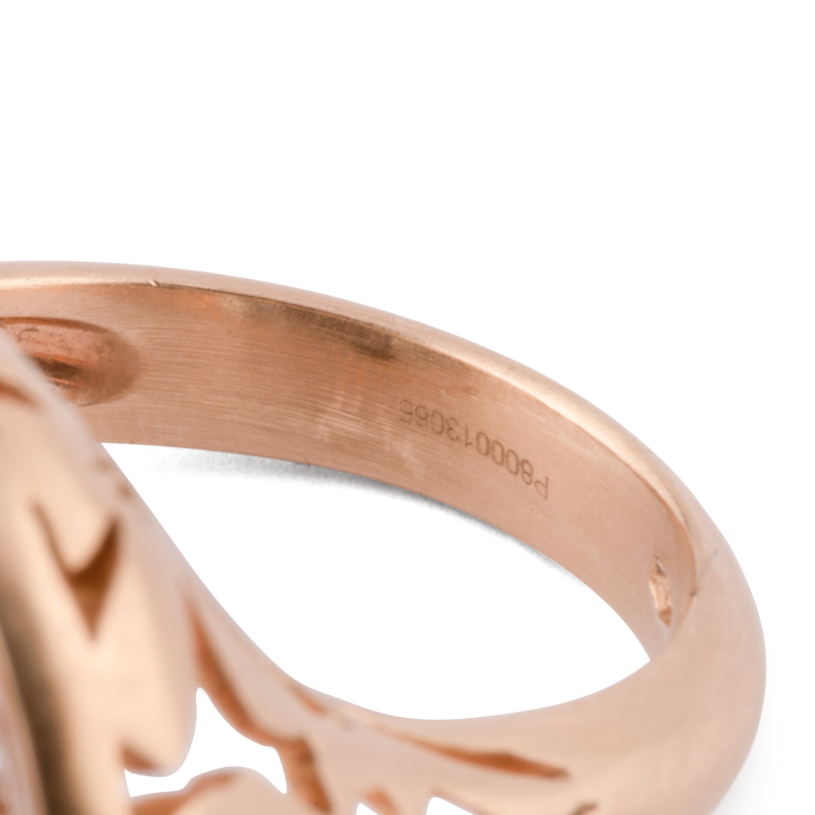 Ring signed Pomellato, Arabesque in rose gold