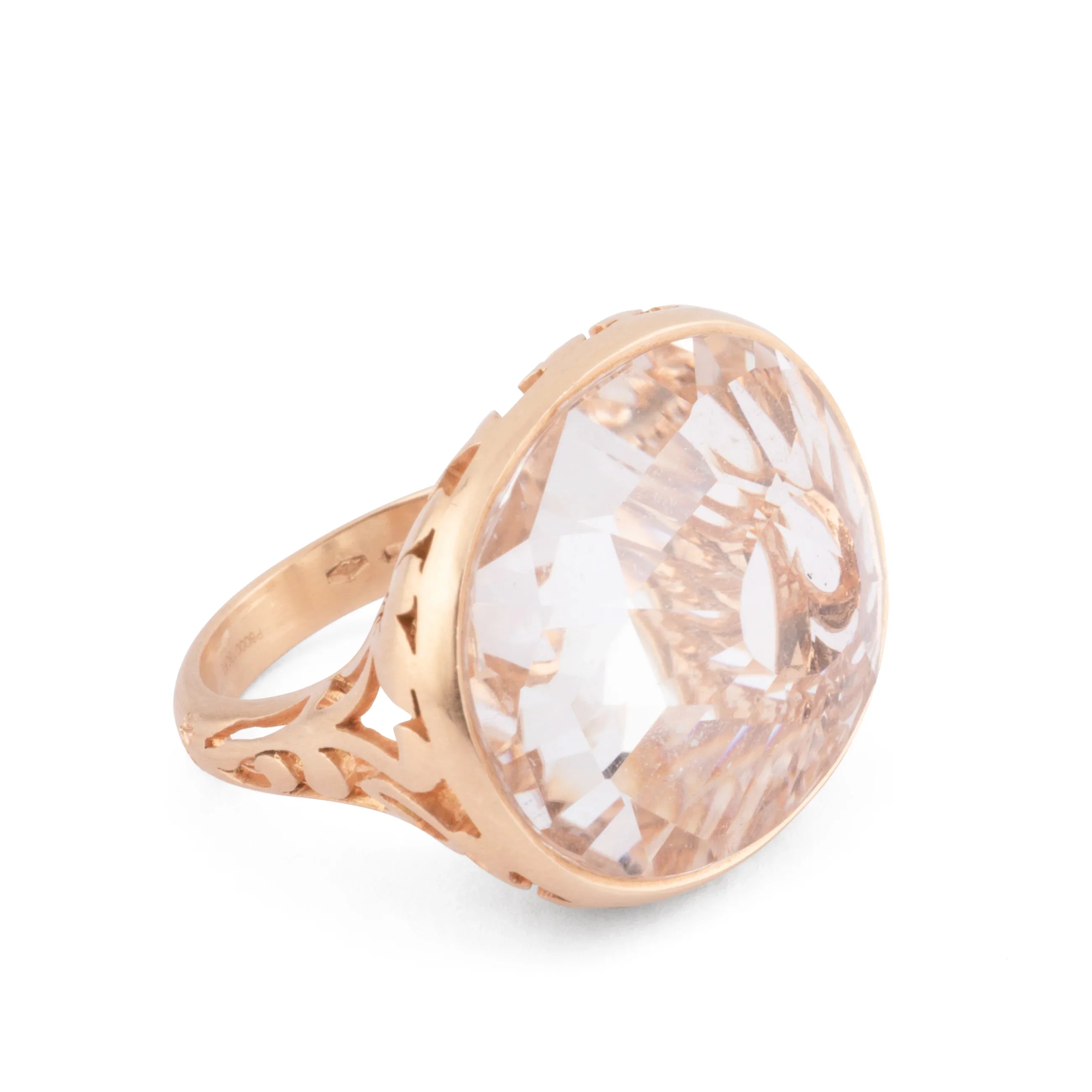 Ring signed Pomellato, Arabesque in rose gold