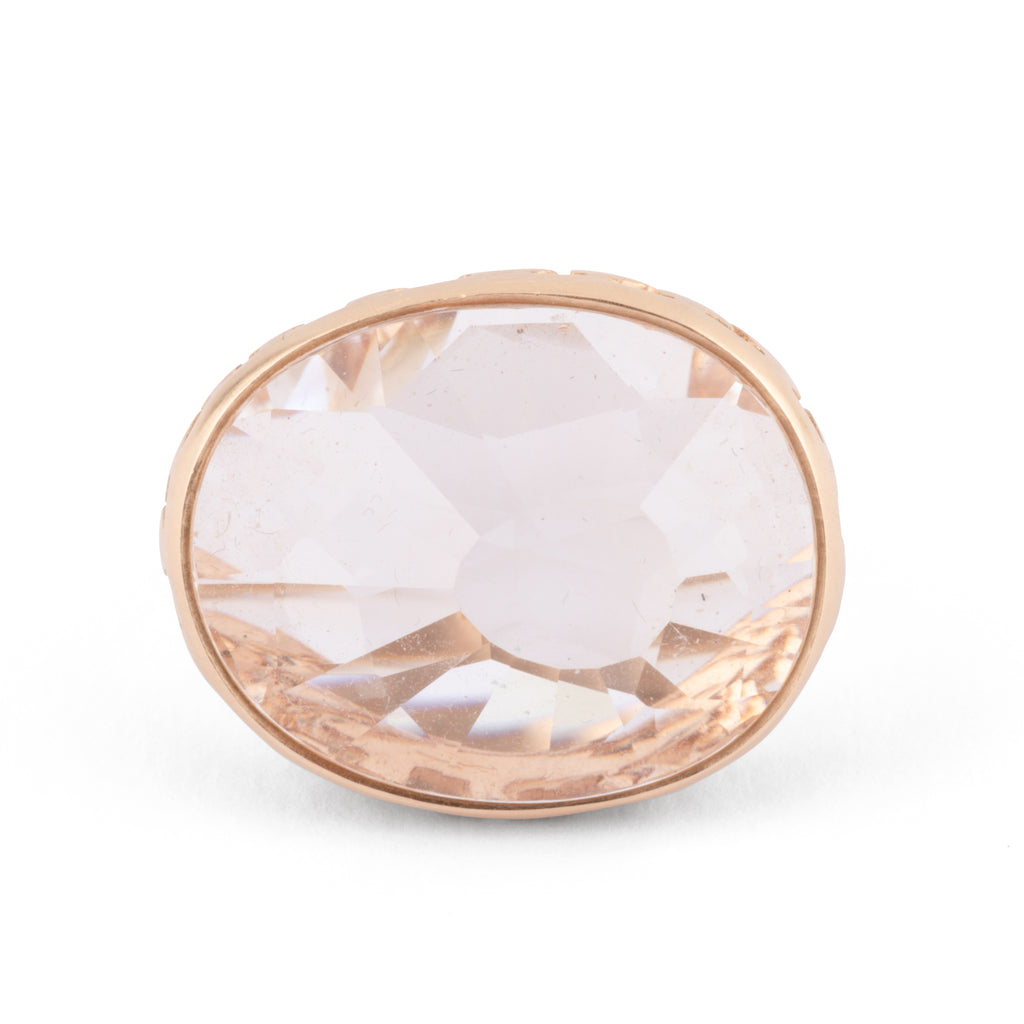 Ring signed Pomellato, Arabesque in rose gold