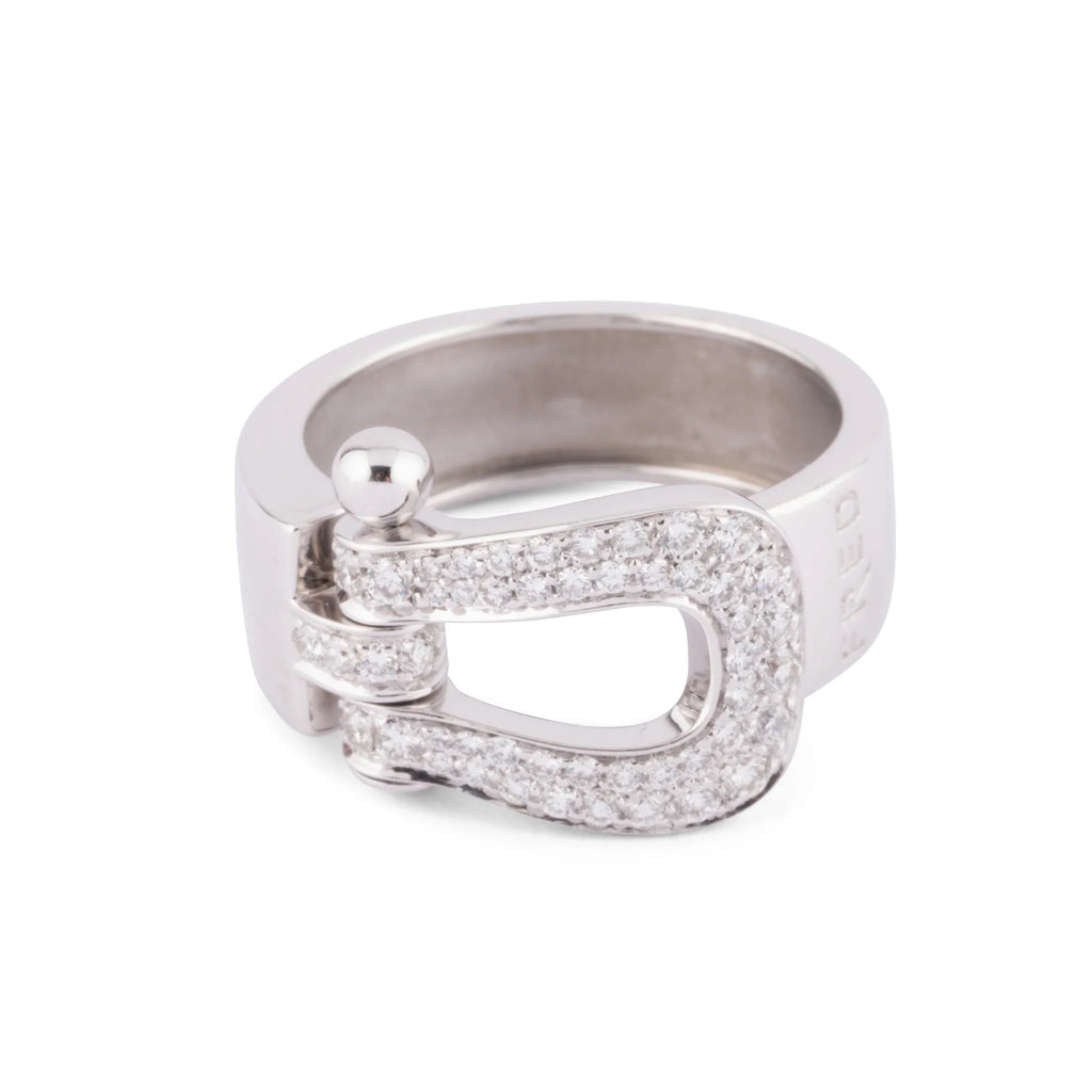 Fred Force 10 White Gold and Diamond Ring