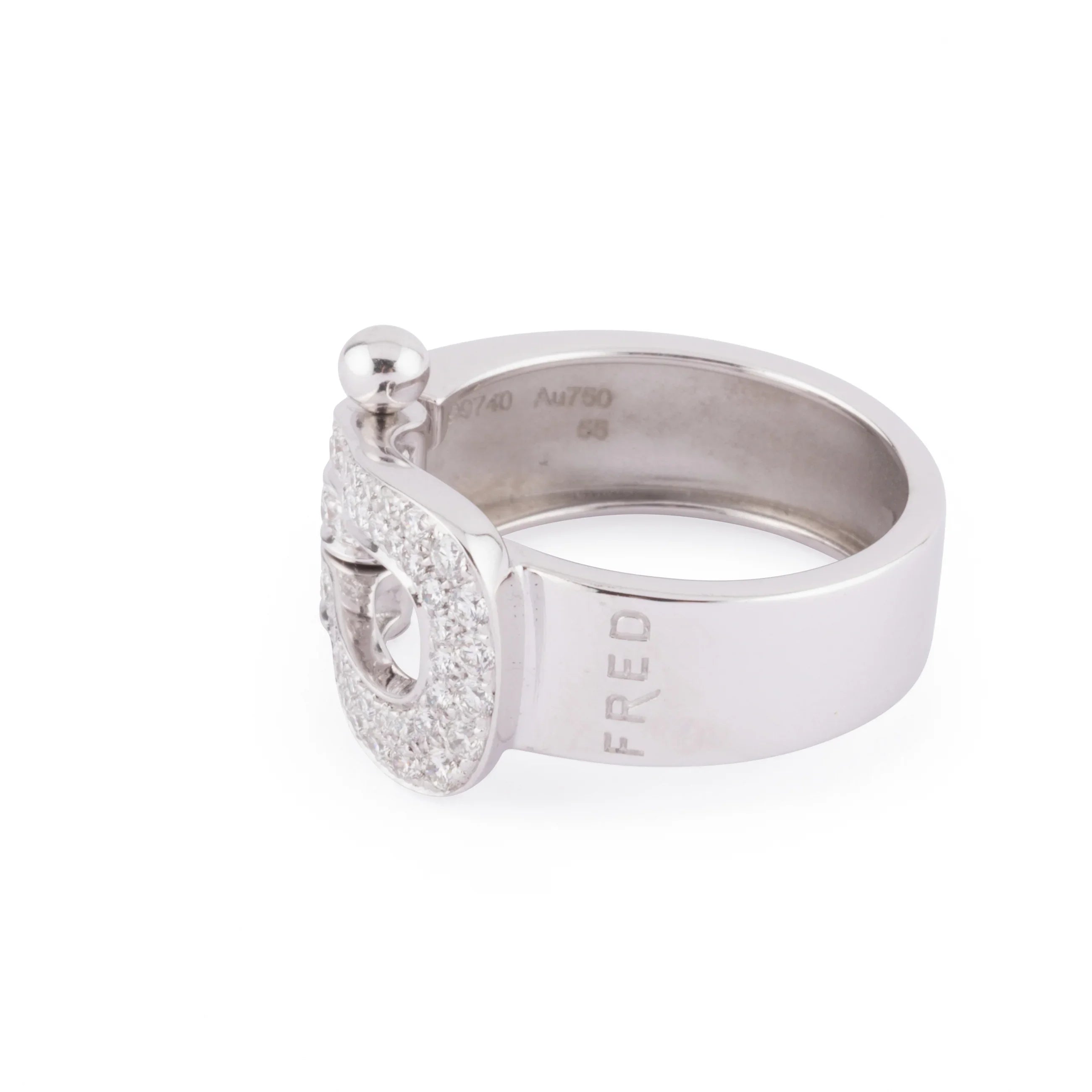 Fred Force 10 White Gold and Diamond Ring