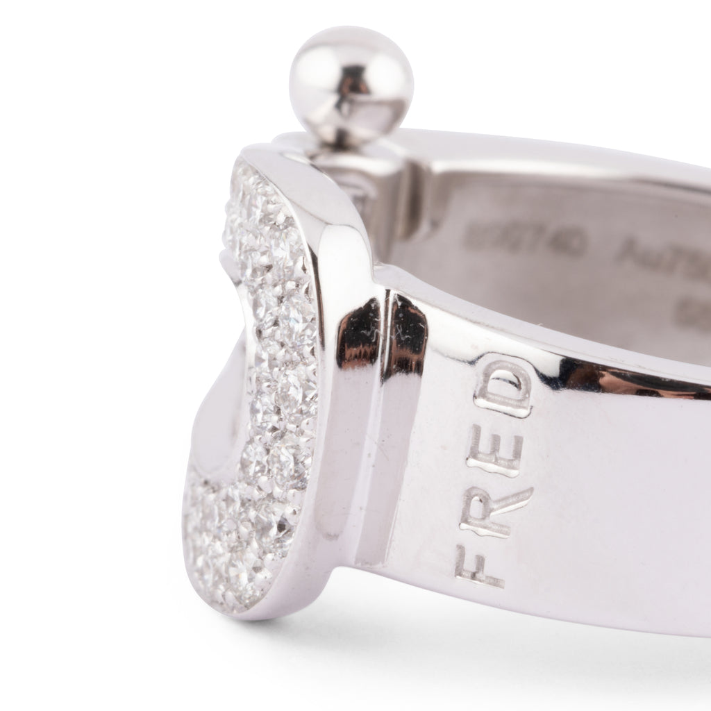 Fred Force 10 White Gold and Diamond Ring