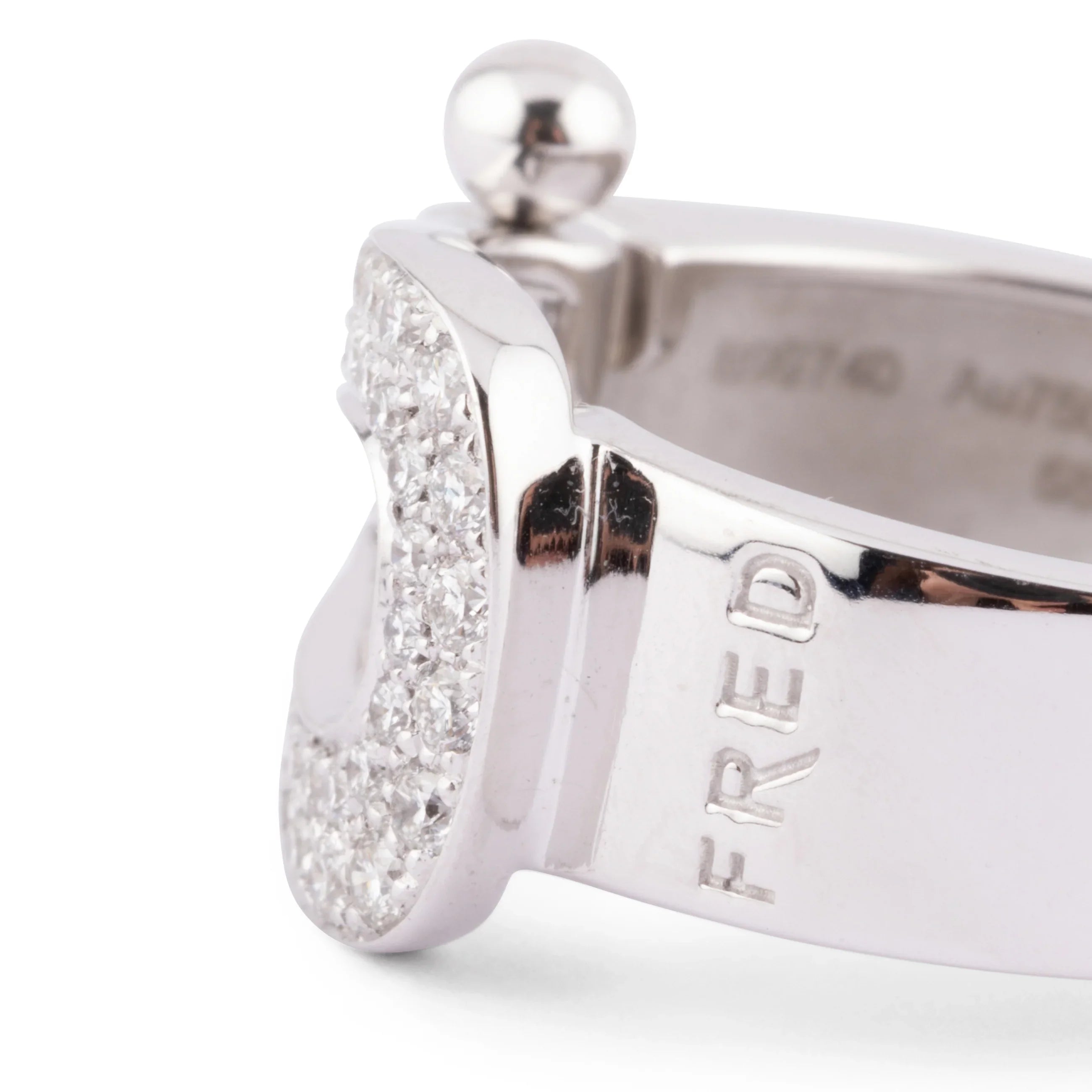 Fred Force 10 White Gold and Diamond Ring