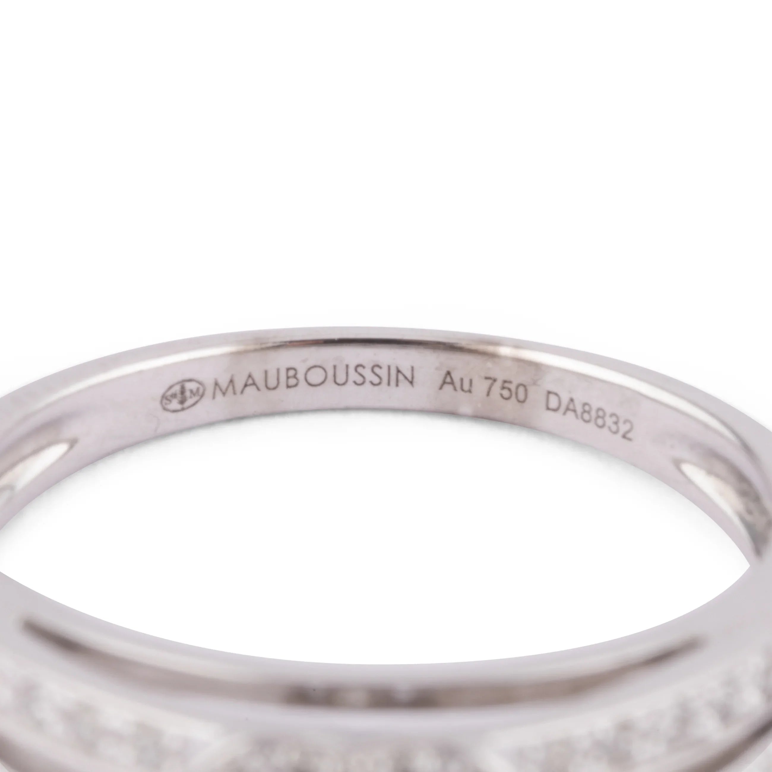 Mauboussin white gold and diamond ring
