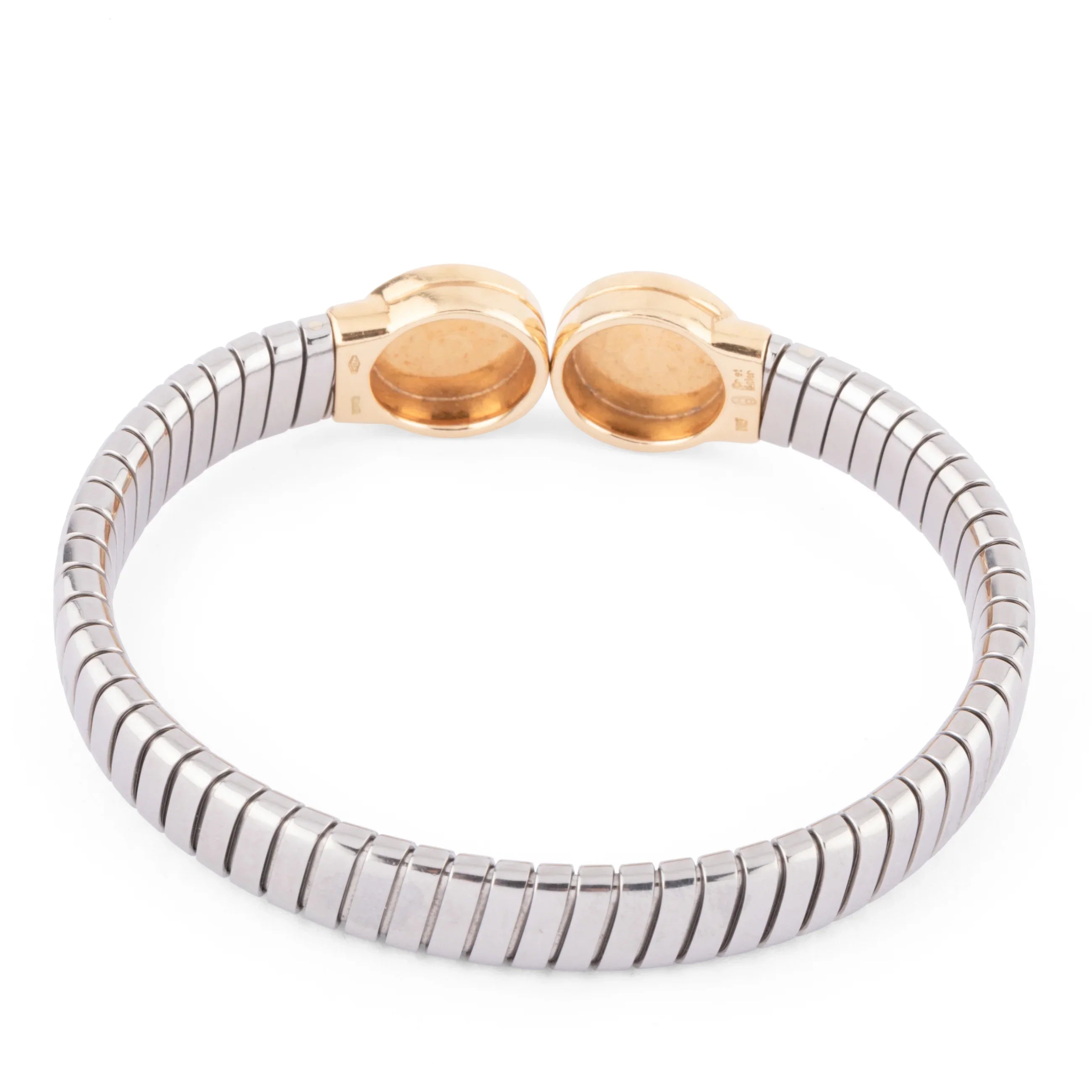 Bracelet en or et acier de la maison Bvlgari