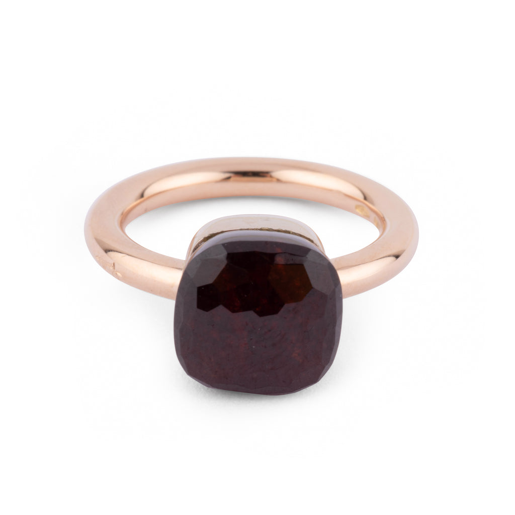 Pomellato Nudo ring with garnet