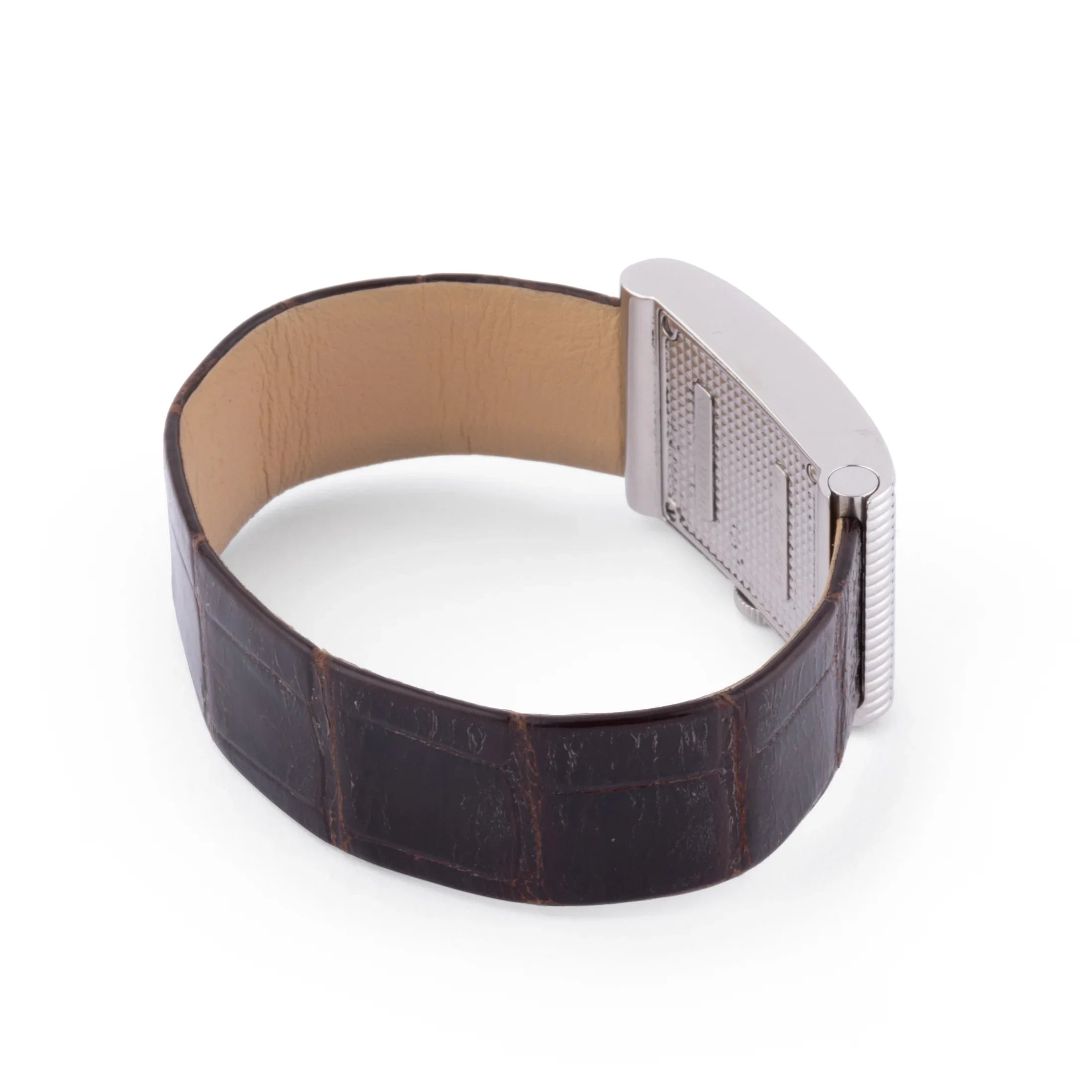 Montre rectangulaire en acier Boucheron collection Reflet