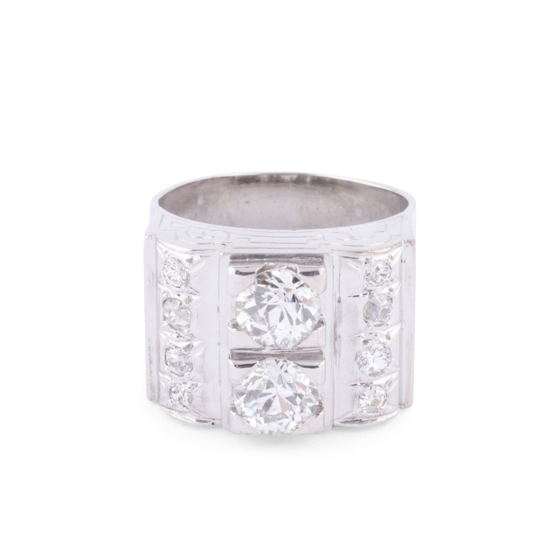 1930s platinum diamond ring