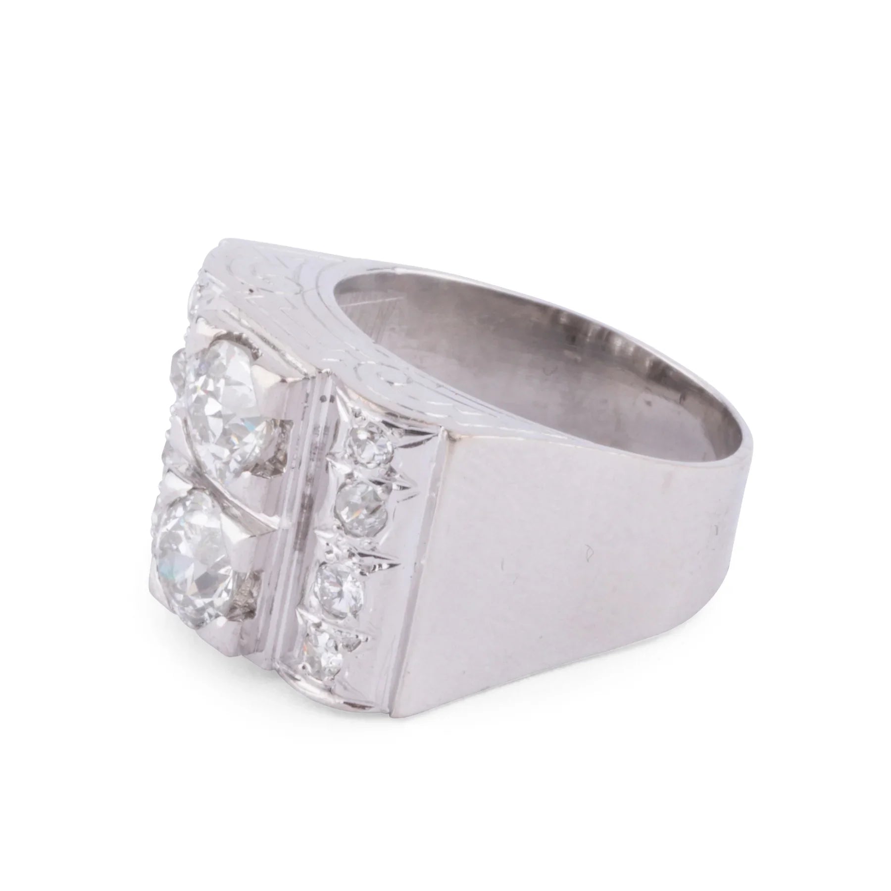 1930s platinum diamond ring