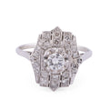 Flat platinum ring