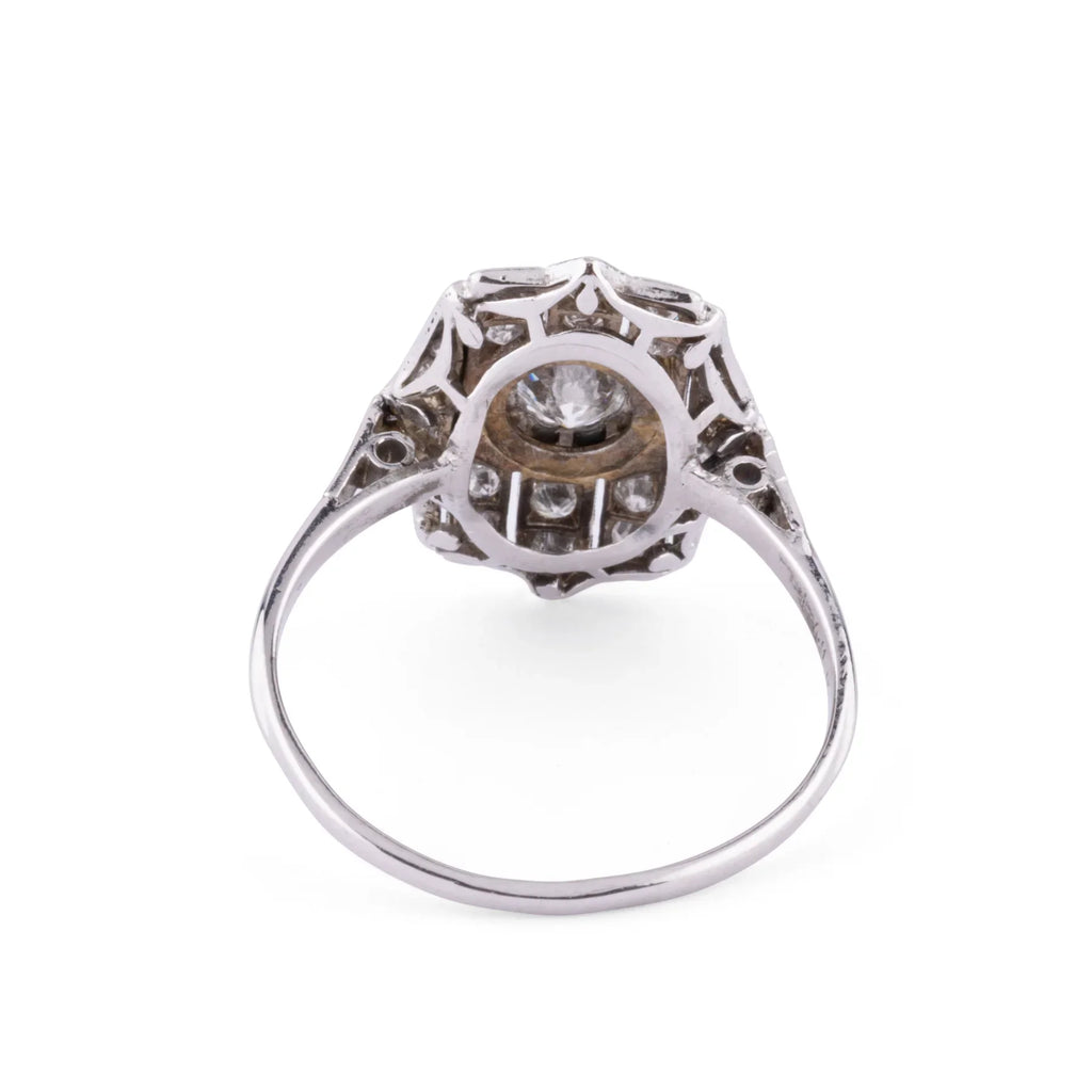 Flat platinum ring