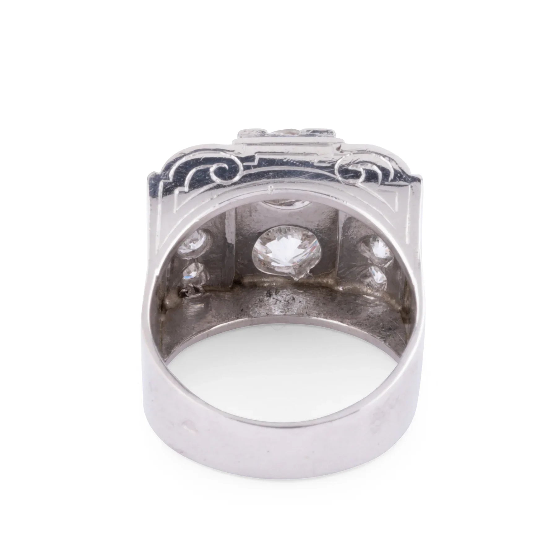 1930s platinum diamond ring