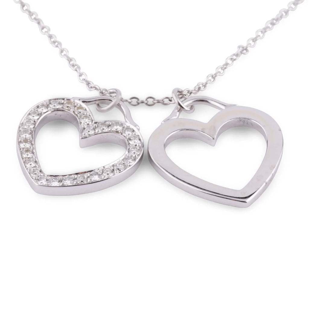Collier en or gris et diamant de la maison Tiffany & Co